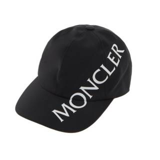 몽클레어 로고 레터링 남여공용 볼캡 블랙 모자 레플리카